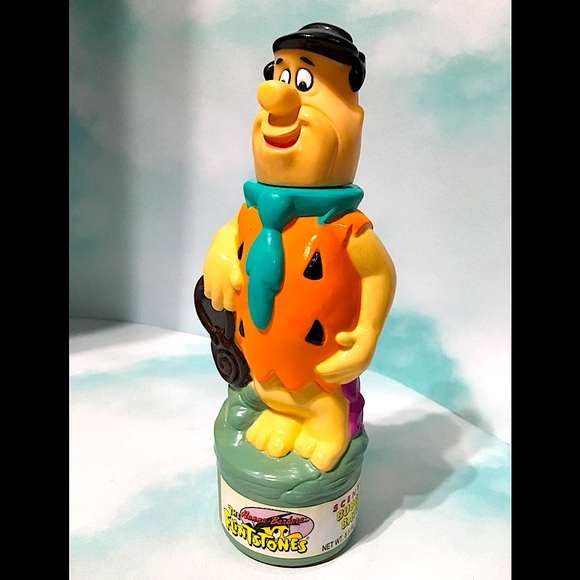 THE FLINTSTONES 90s FRED Bottle - Picture 1 of 11